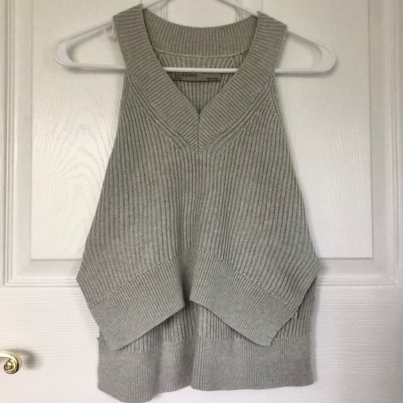 All Saints Tops - All Saints Cropped Tank